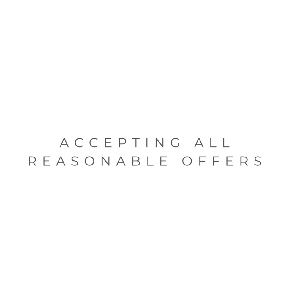 accepting all reasonable offers!